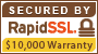 Strona chroniona certyfikatem RapidSSL - Gigaone.pl